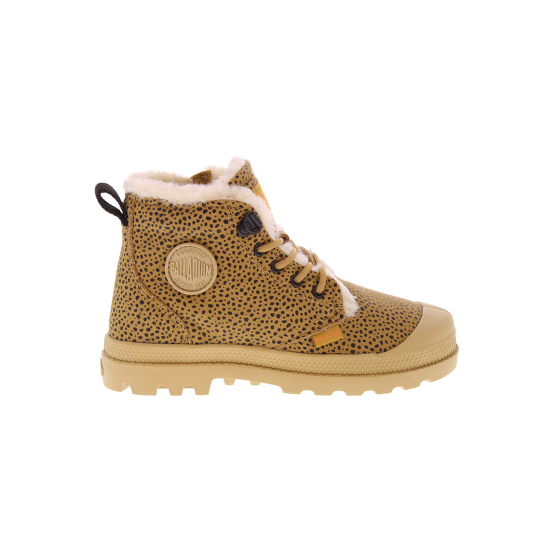 Palladium schnürschuhe camel 1
