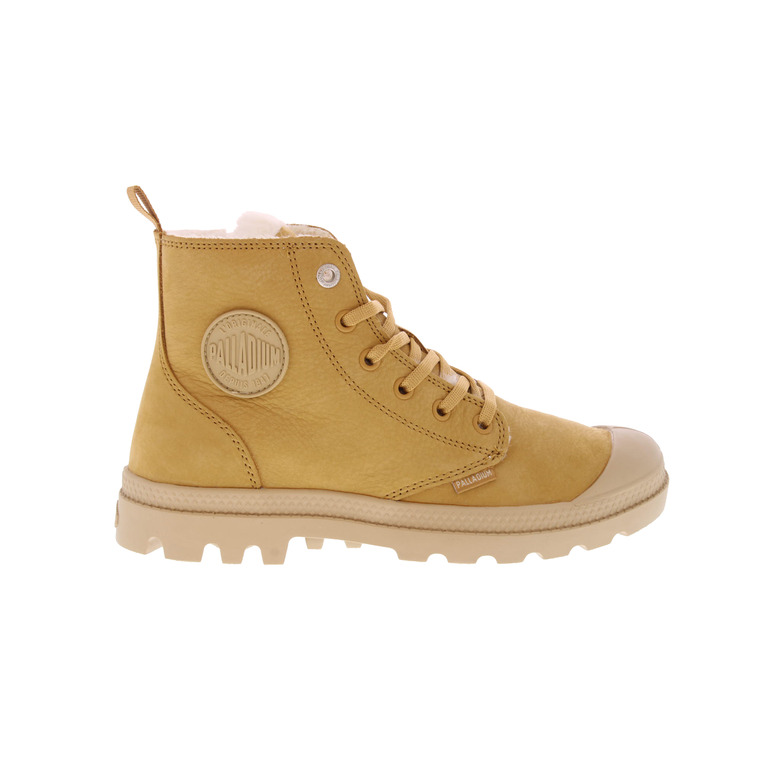 Palladium schnürstiefel camel 1