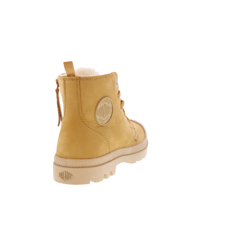 Palladium schnürstiefel camel 4