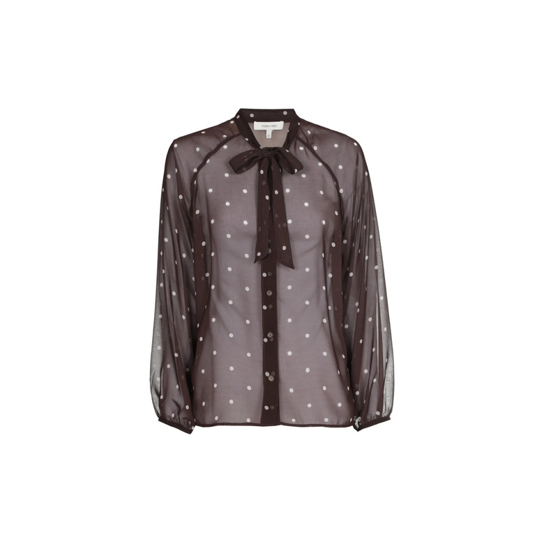 Marie Mero bluse braun 1