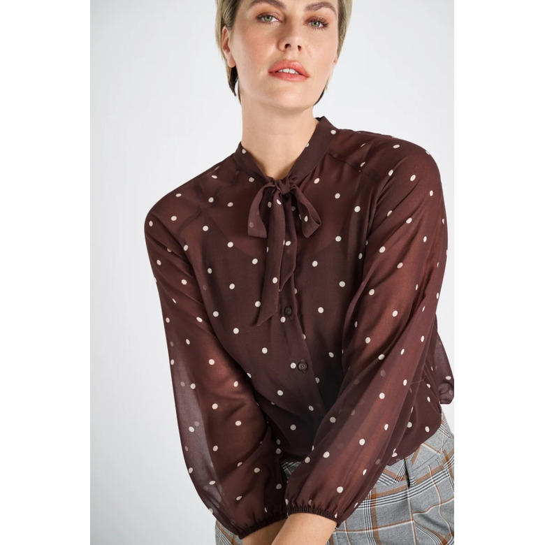 Marie Mero bluse braun 2