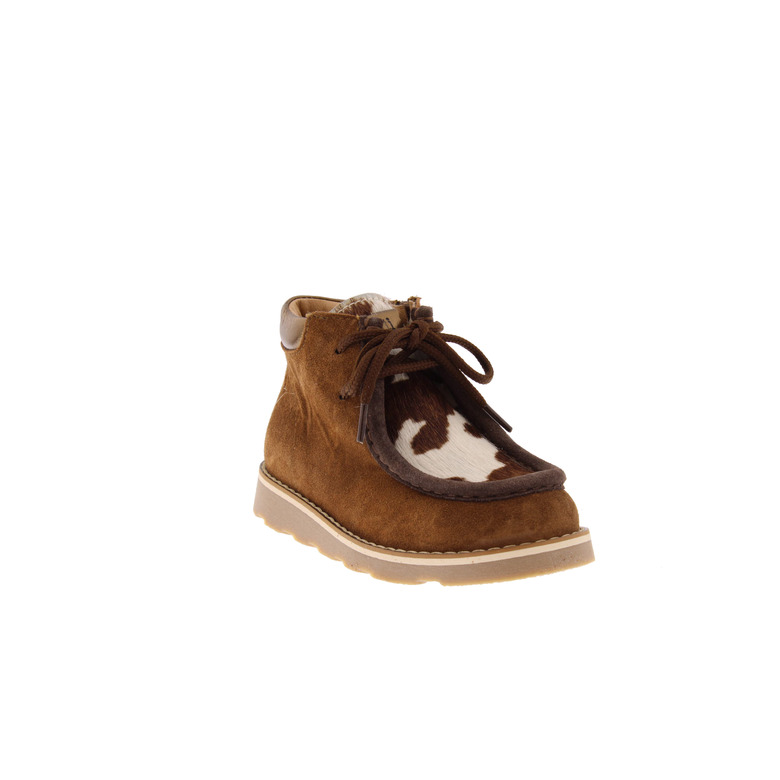 Dianetti chaussures à lacets cognac 2