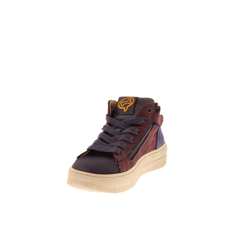 Stones And Bones chaussures à lacets bordeaux 3