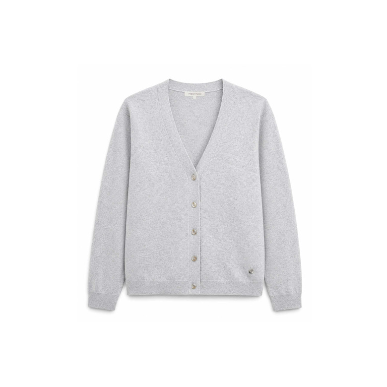 Marie Mero strickjacke grau 1
