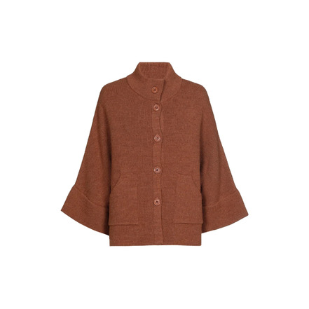 Marie Mero strickjacke cognac