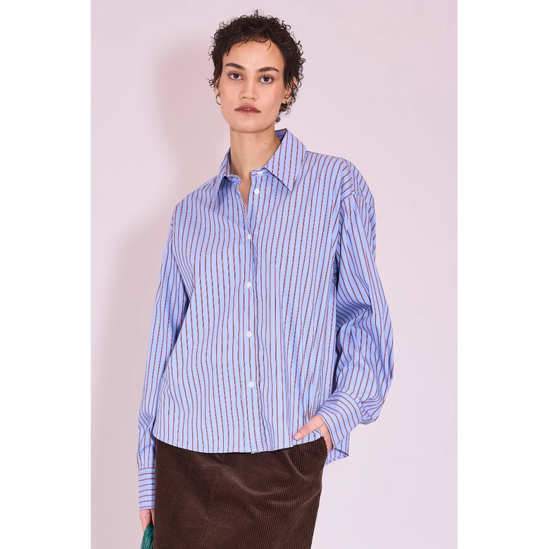 Nathalie Vleeschouwer blouse blauw 2