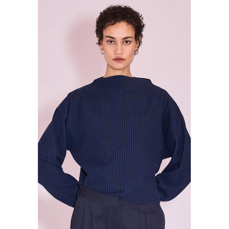 Nathalie Vleeschouwer bluse blau 2