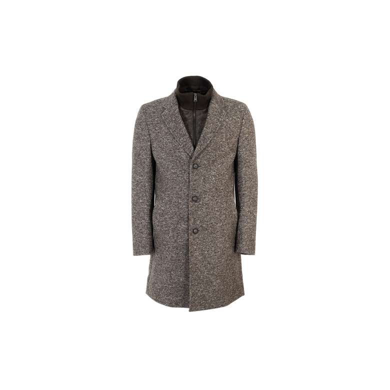 Boss manteau brun 1