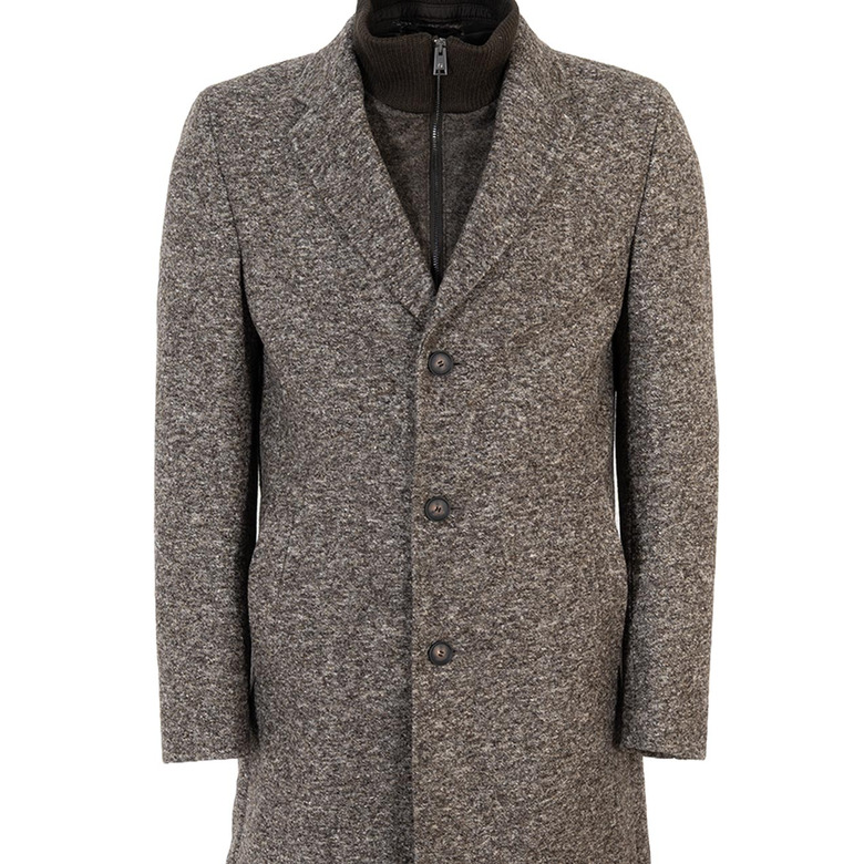Boss manteau brun 2