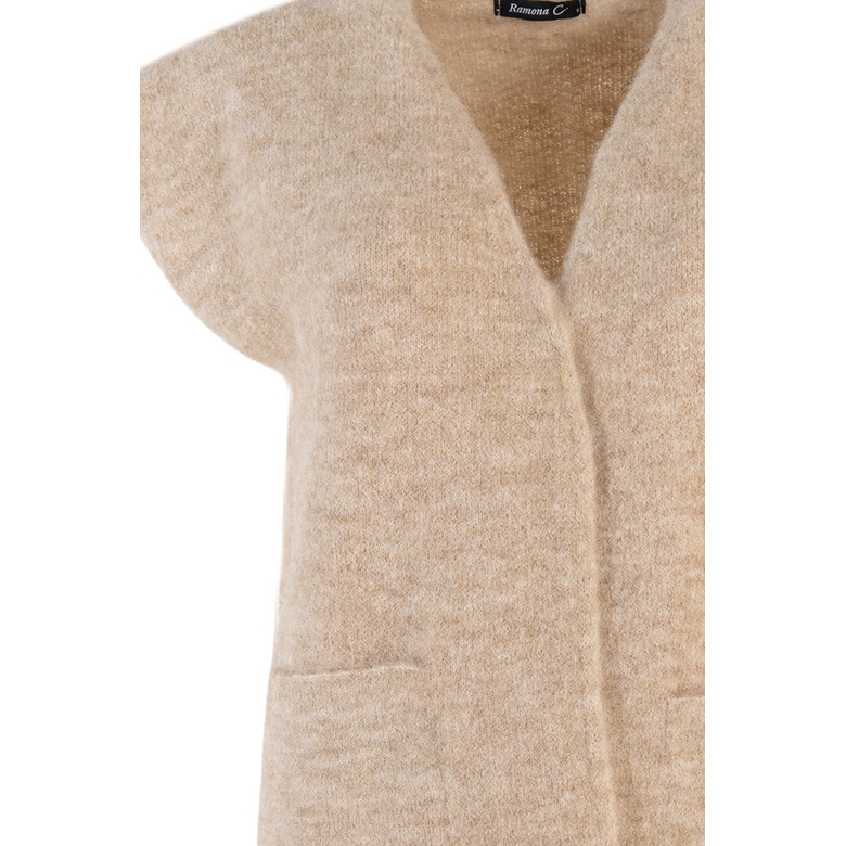 Ramona cardigan lightbrown 2