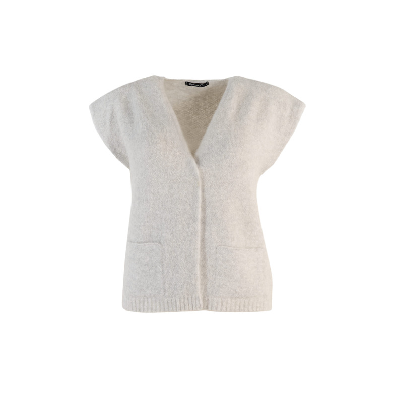 Ramona strickjacke grau 1