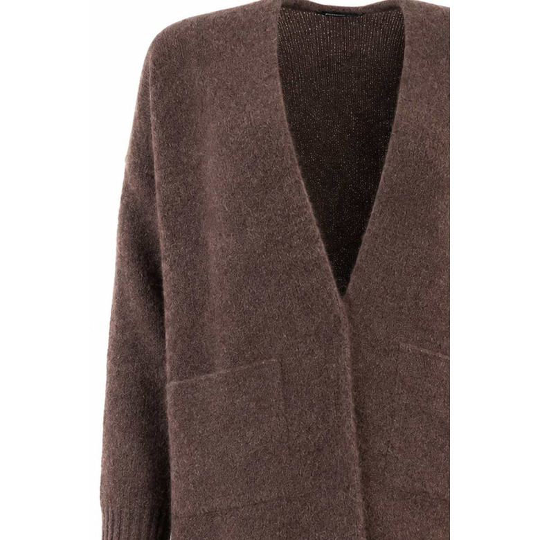 Ramona cardigan bruin 2