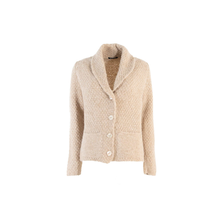 Ramona strickjacke beige 1
