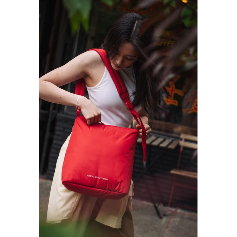 Herschel sac porté épaule rouge 3