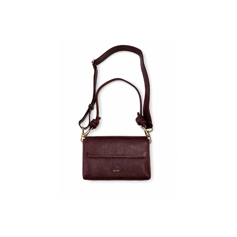 Ann Kurz sac bandoulière bordeaux 2