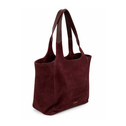 Ann Kurz sac porté épaule bordeaux