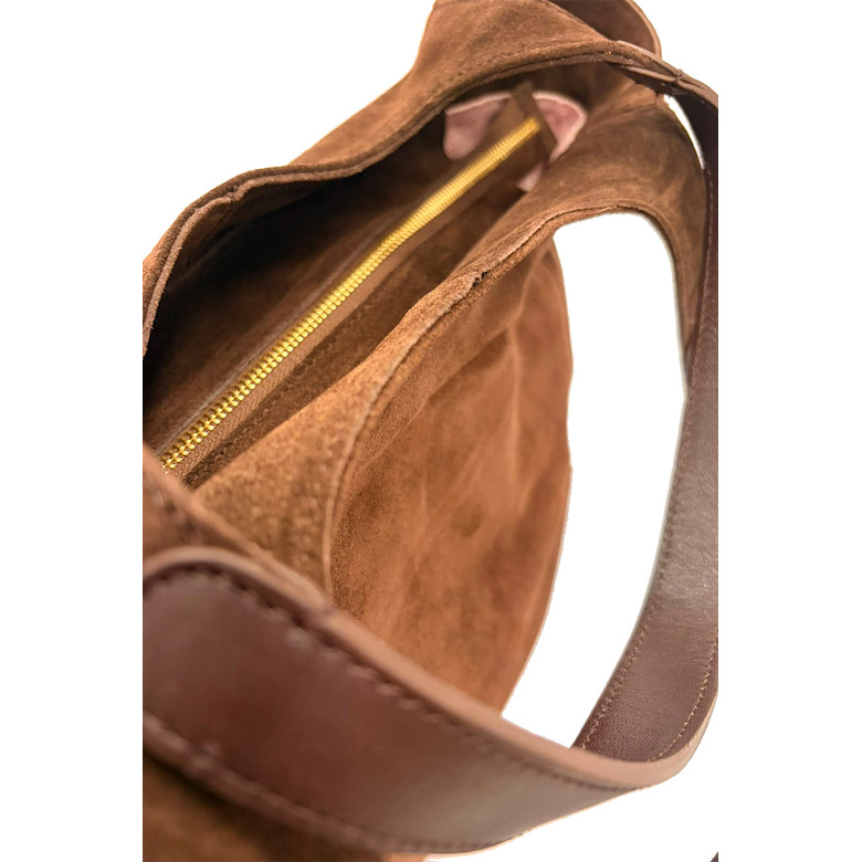 Ann Kurz sac porté épaule brun 3