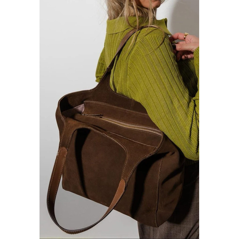 Ann Kurz sac porté épaule brun 4