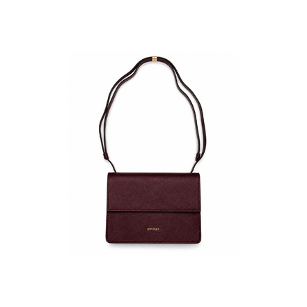 Ann Kurz sac bandoulière bordeaux