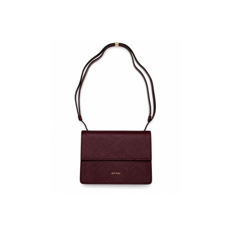 Ann Kurz sac bandoulière bordeaux 1
