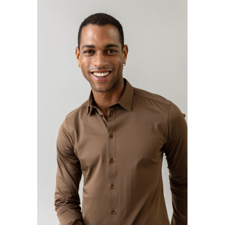 Mosmosh shirt brown 2