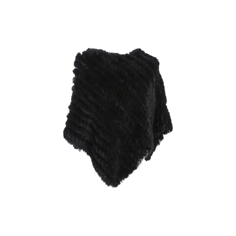 Oakwood poncho noir 1