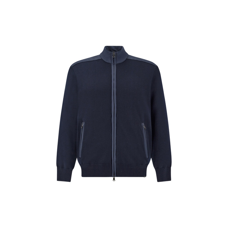 Paul & Shark strickjacke blau 1