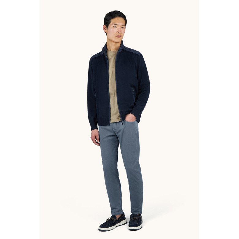 Paul & Shark strickjacke blau 2