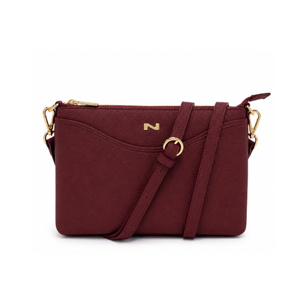 Nathan-baume sac bandoulière bordeaux