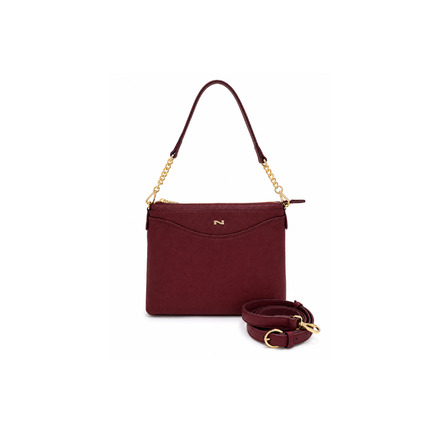 Nathan-baume umhängetasche bordeaux