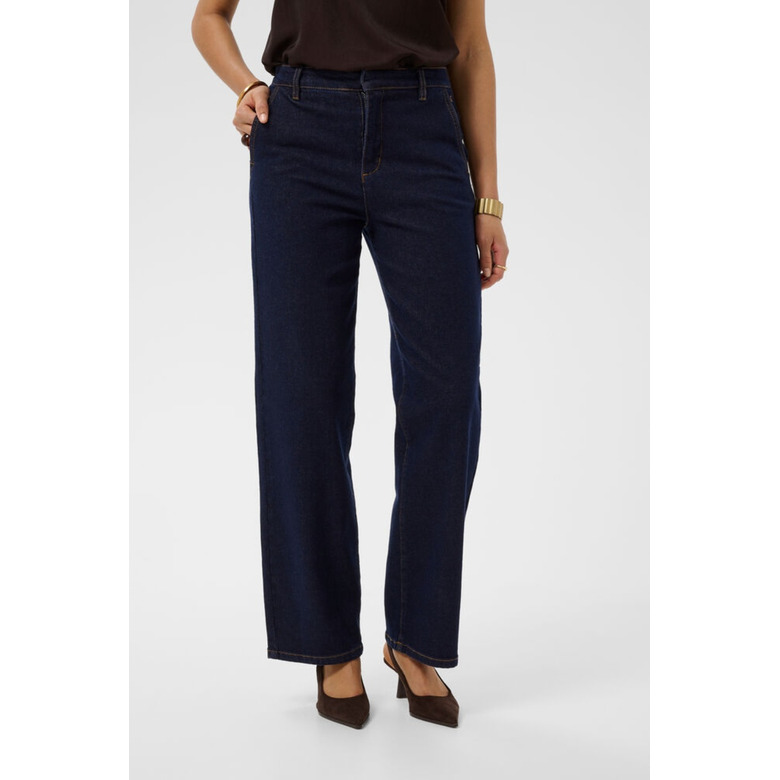 Cream jeans blue 2