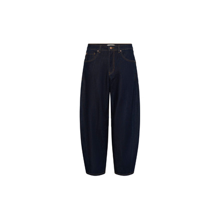 Cream jeans blue