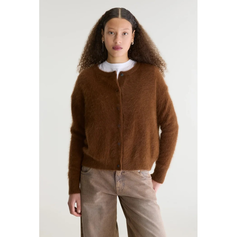 Bellerose cardigan cognac 2