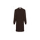 Cream dress brown 1