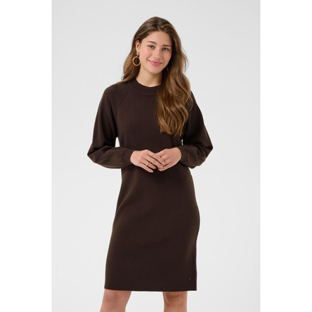 Cream jurk bruin