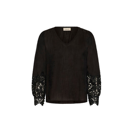 Cream blouse bruin