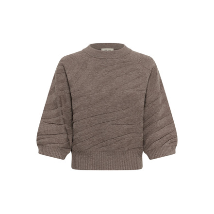 Cream sweater lightbrown