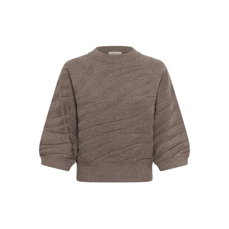 Cream sweater lightbrown 1