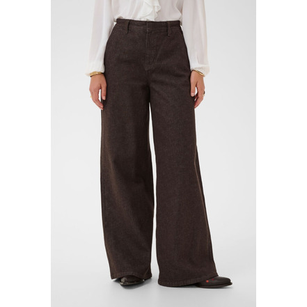 Cream broek 32 inch bruin