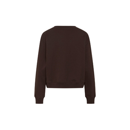 Cream sweater brown