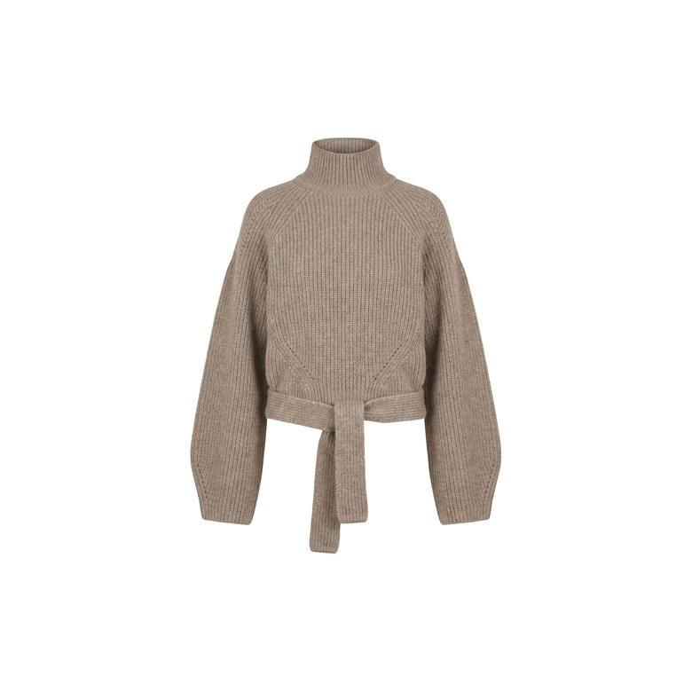 Humility sweater lightbrown 1