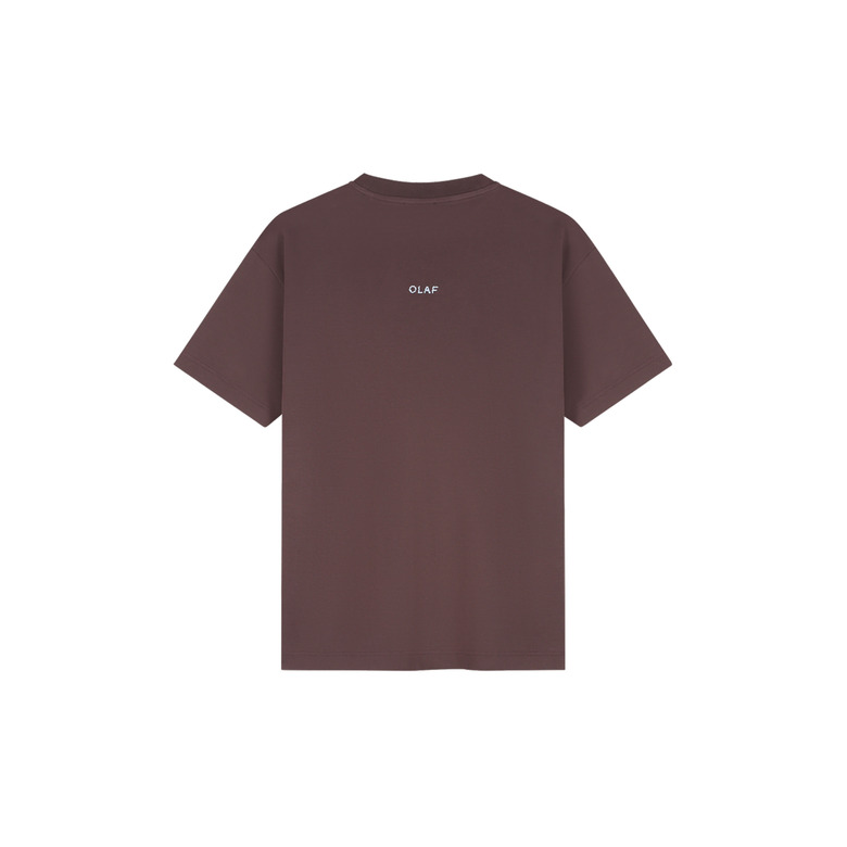 Olaf Hussein t-shirt braun 2