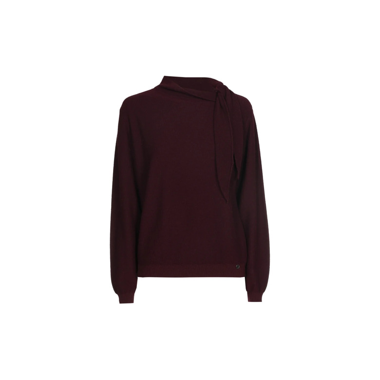 Marie Mero pull bordeaux 1