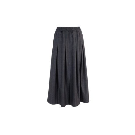 Nathalie Vleeschouwer rok blauw