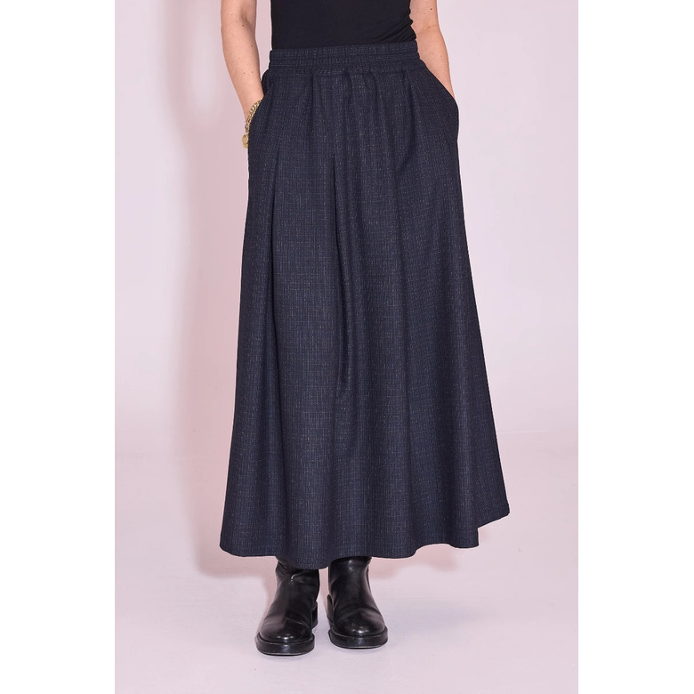 Nathalie Vleeschouwer rok blauw 2