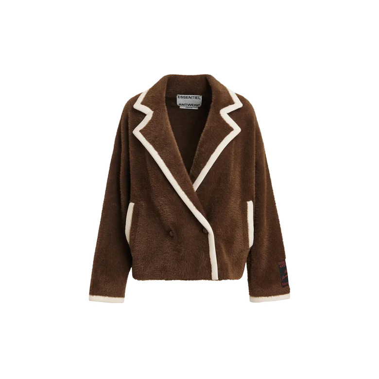 Essentiel cardigan bruin 1