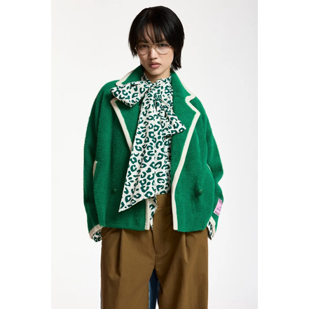 Essentiel cardigan groen