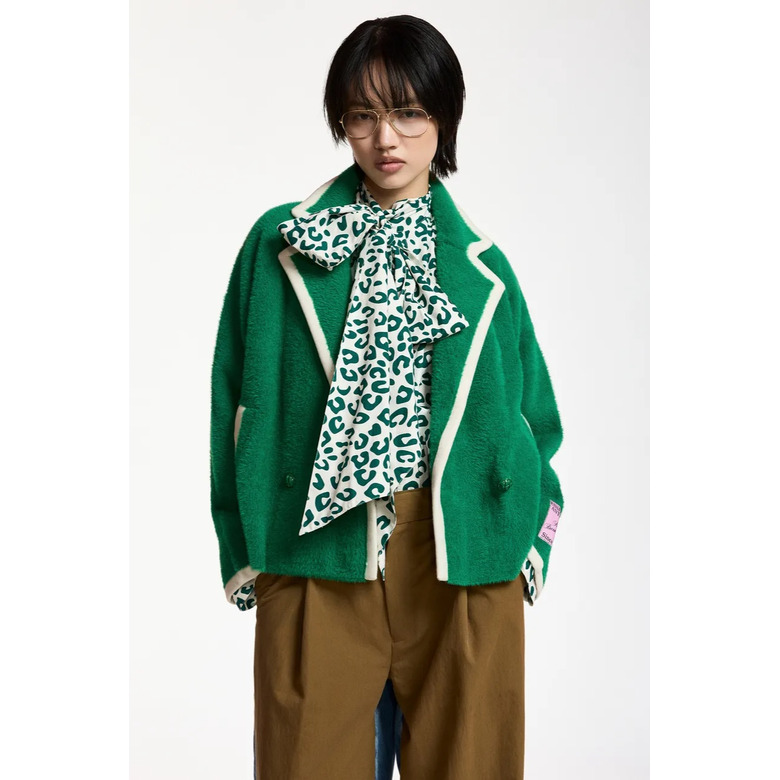 Essentiel cardigan groen 2