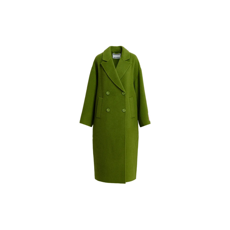 Essentiel mantel groen 1