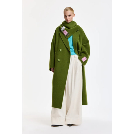 Essentiel mantel groen